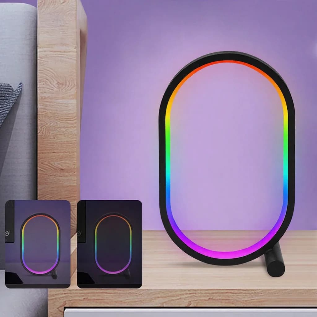 RGB Muzieksync Bureaulamp met App-bediening en Geluidsreactieve Verlichting