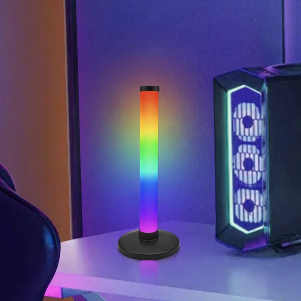 RGB Sfeerlamp met Geluidsreactie voor Gaming Setup op Bureau