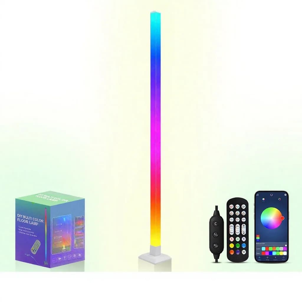 RGB slimme vloerlamp met muziek-synchronisatie en app-bediening LED-licht