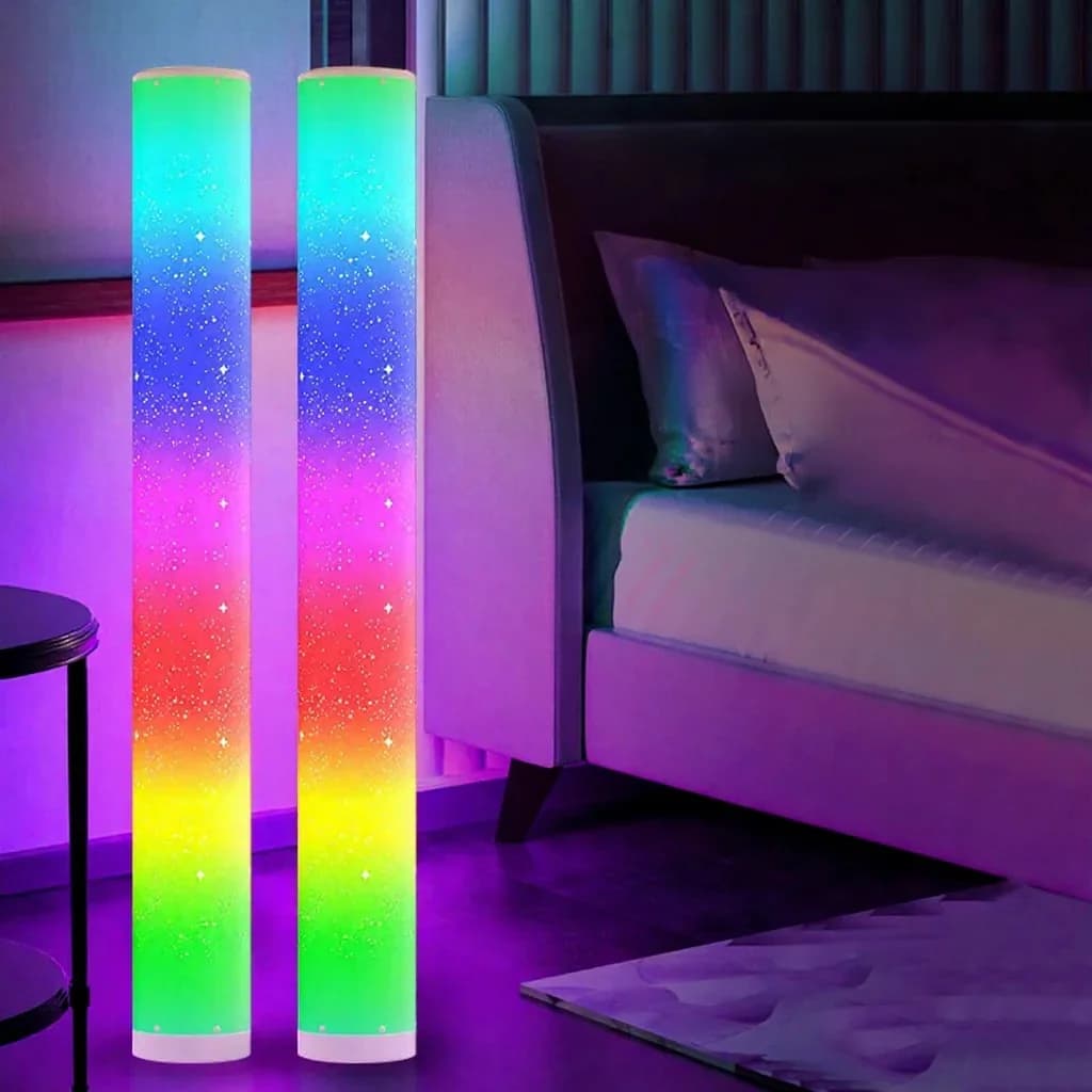 RGB LED vloerlamp met sterreneffect en afstandsbediening