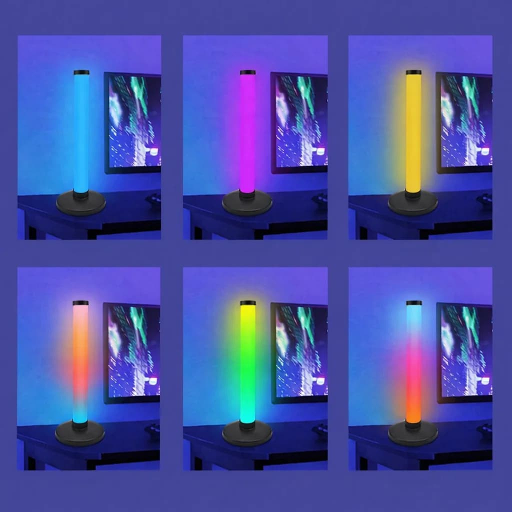 RGB Sfeerlamp met Geluidsreactie voor Gaming Setup op Bureau