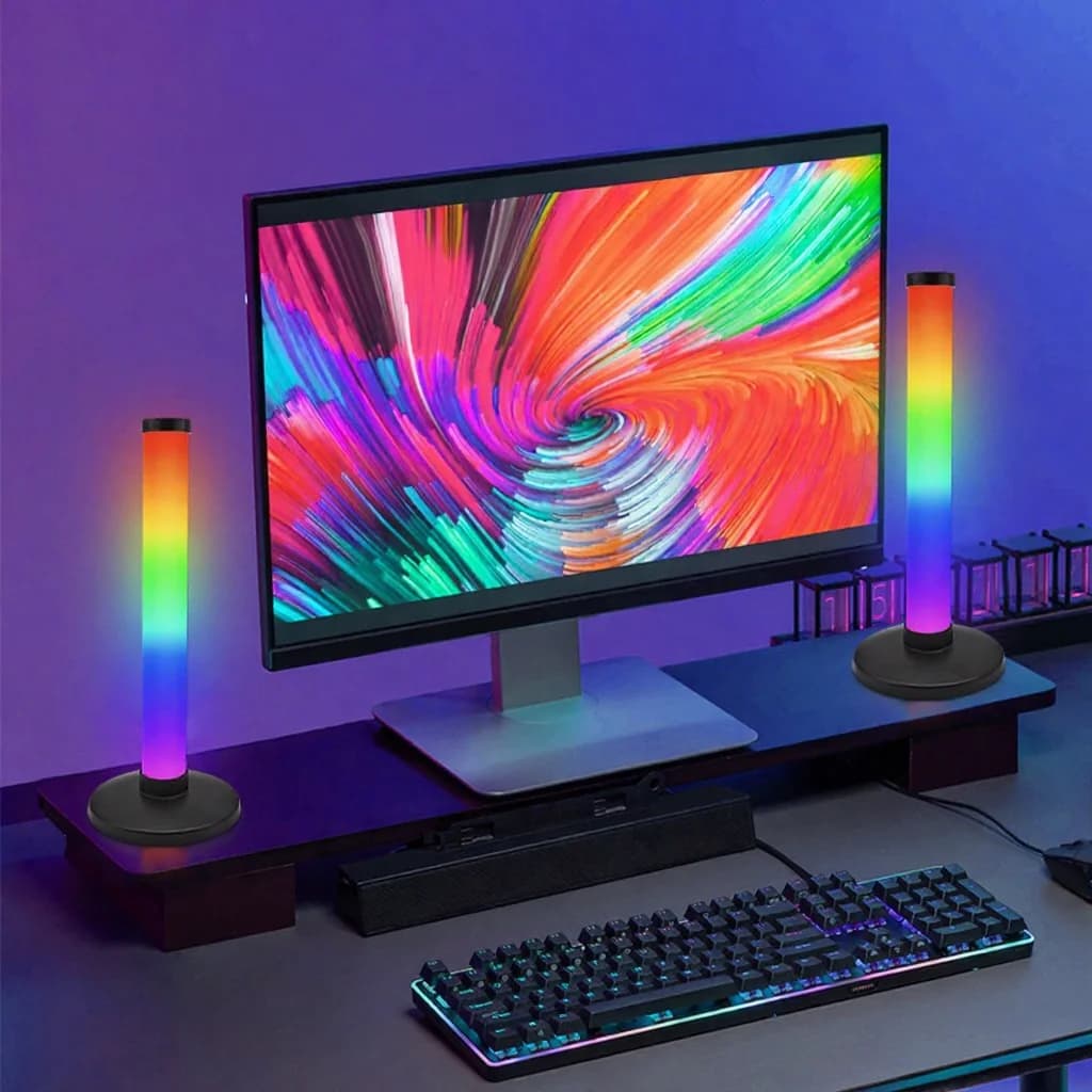RGB Sfeerlamp met Geluidssync en App-bediening voor Bureau