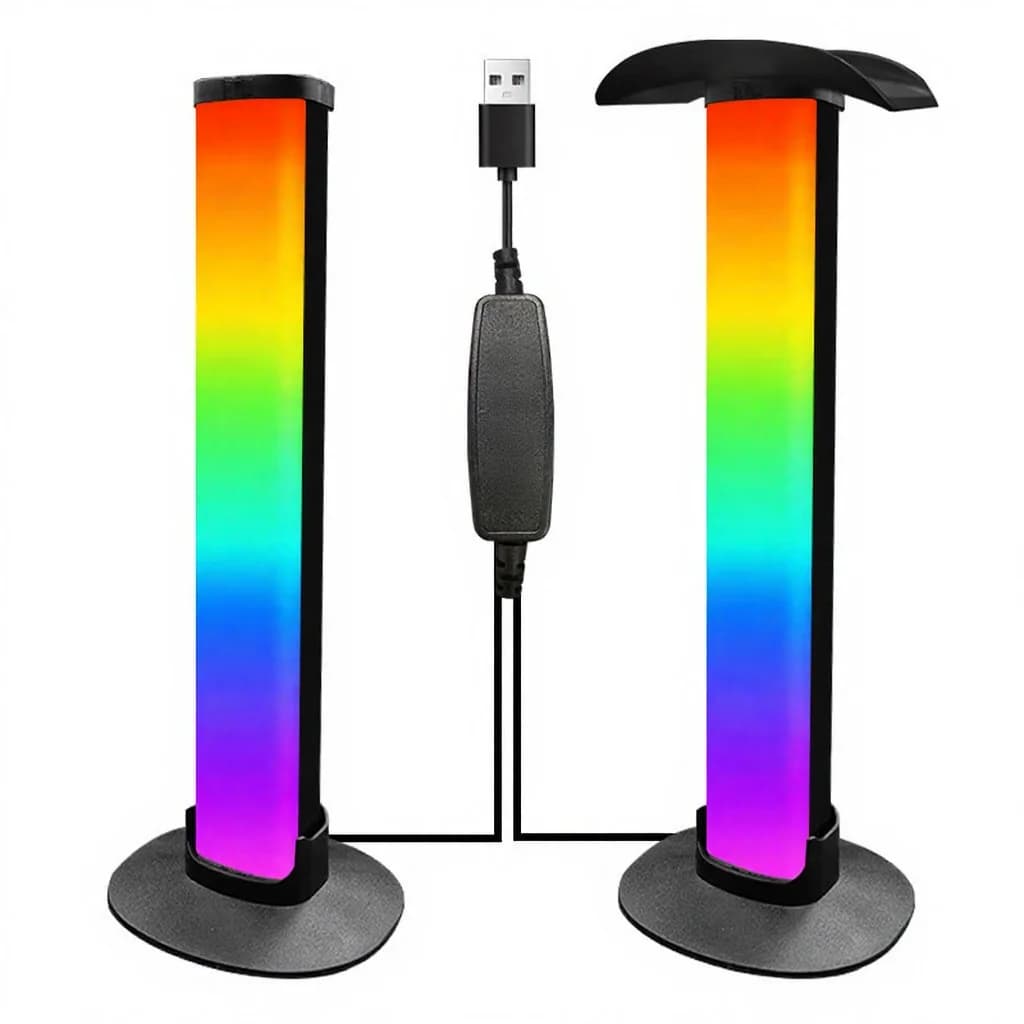 RGB Gaming Sfeerlamp met Hoofdtelefoonhouder en Geluidssync