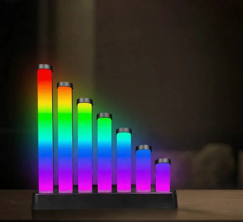 RGB LED Bureaulamp met Geluidsreactie en App-bediening