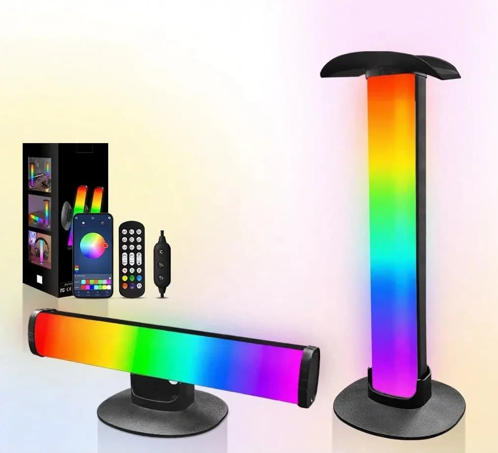 RGB Gaming Sfeerlamp met Hoofdtelefoonhouder en Geluidssync