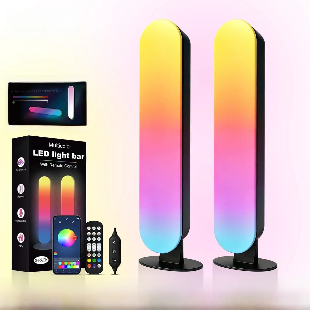 RGB LED Sfeerverlichting met Bluetooth Muzieksynchronisatie en App-bediening