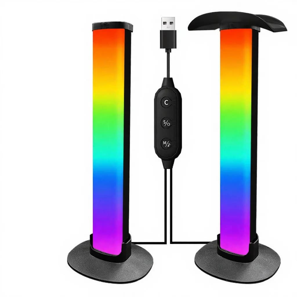 RGB Gaming Sfeerlamp met Hoofdtelefoonhouder en Geluidssync
