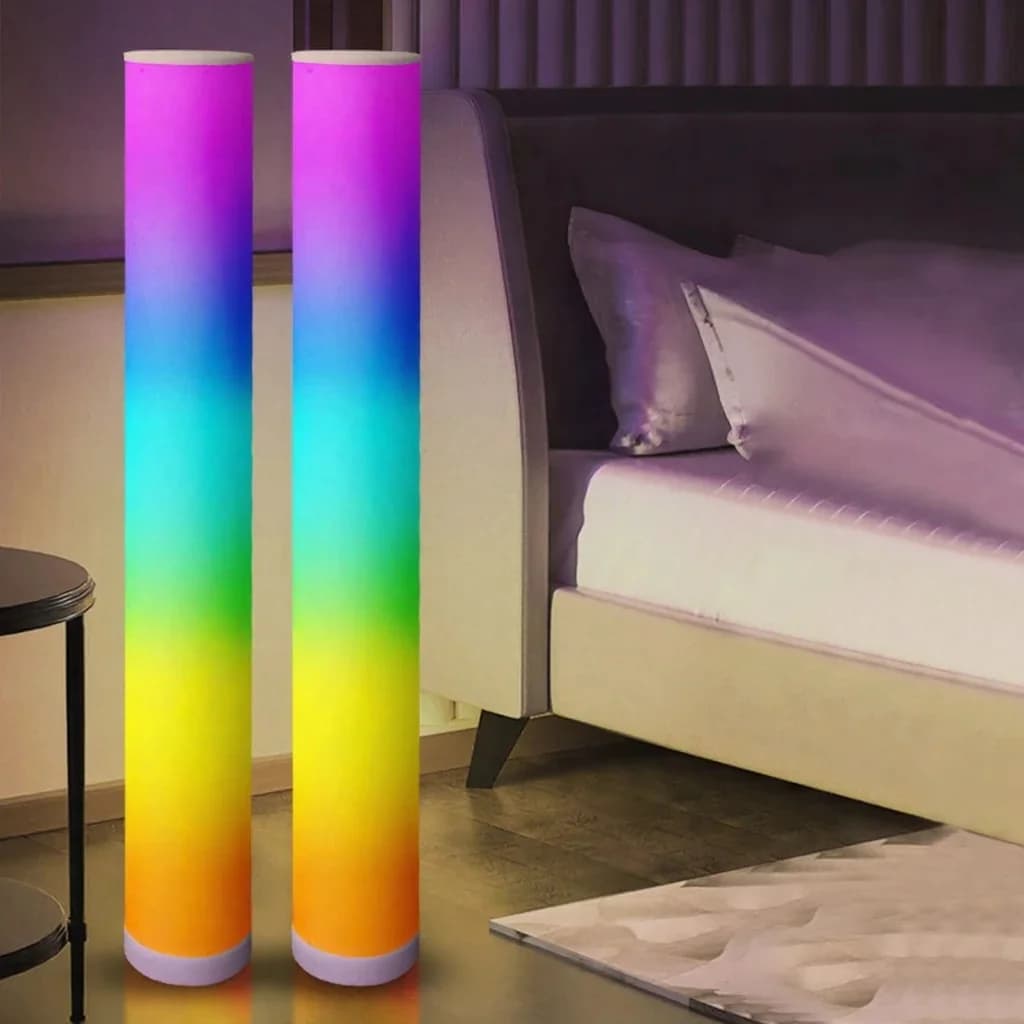 RGB vloerlamp met afstandsbediening en app-bediening voor gamingkamer