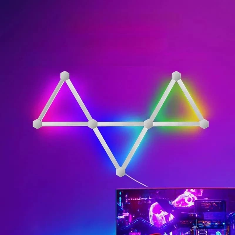 RGB Smart Combinatie LED Wandlichten met App-bediening en Muzieksync