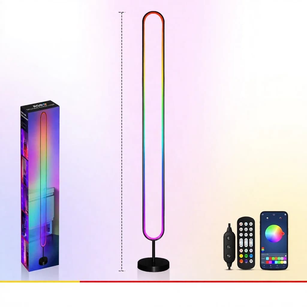 RGB LED Geluidsgeactiveerde Sfeerlamp met App-bediening