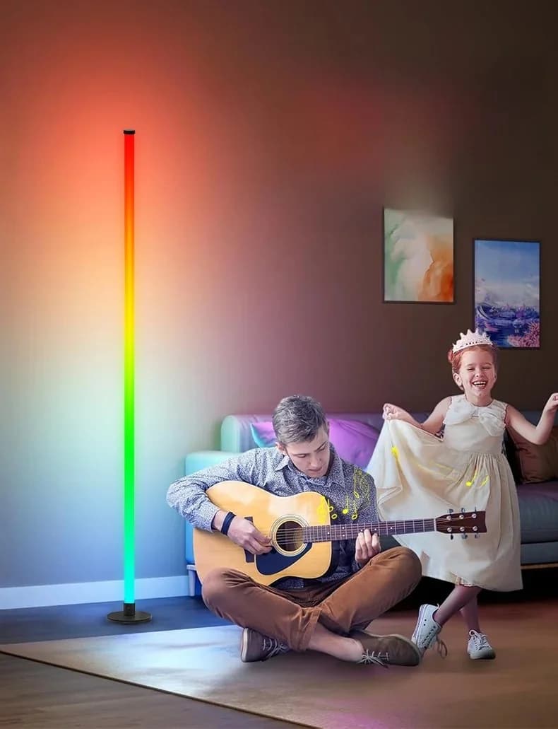 RGB LED vloerlamp met app-bediening voor woonkamer