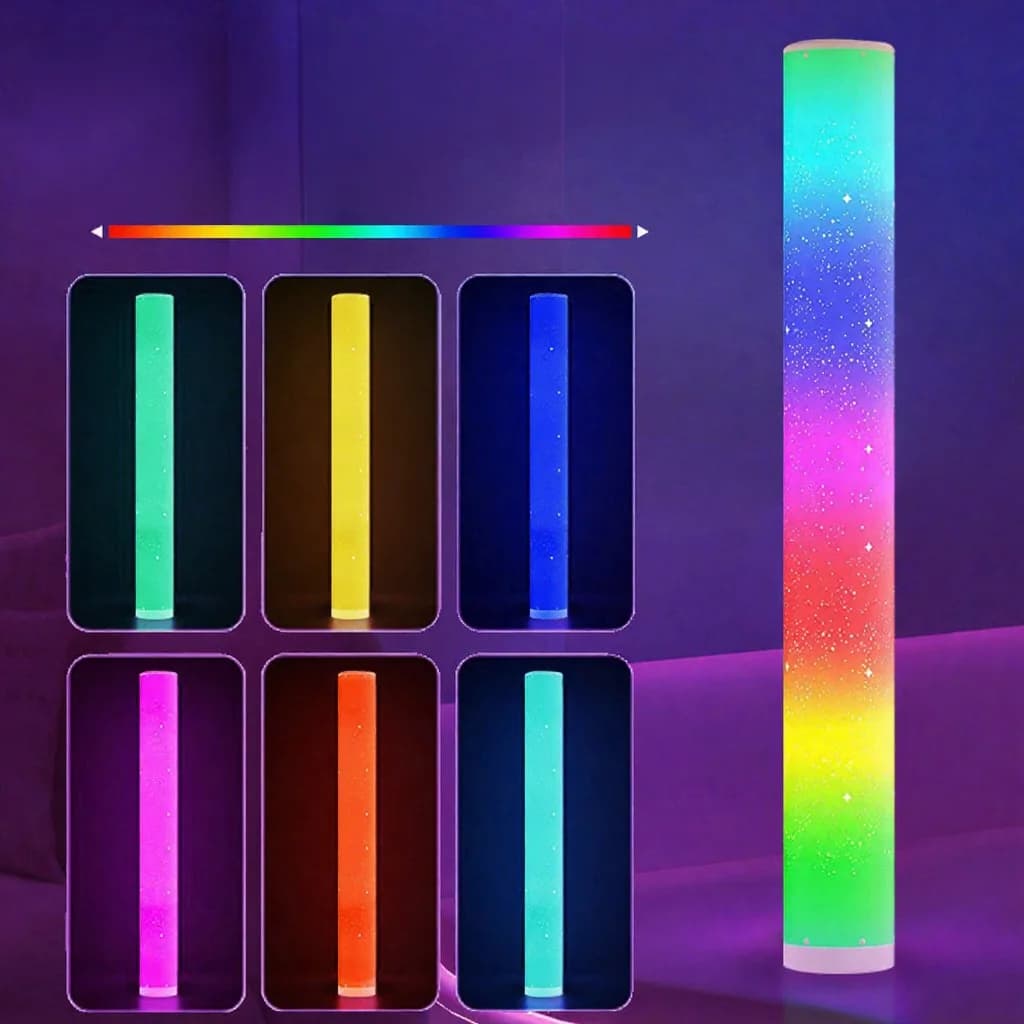 RGB LED vloerlamp met sterreneffect en afstandsbediening