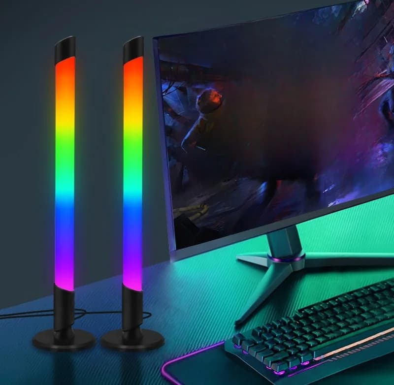 USB RGB-sfeerlicht met muzieksynchronisatie voor desktopgaming