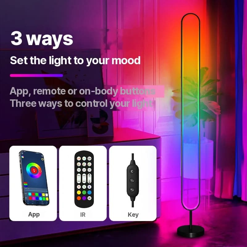 RGB LED Geluidsgeactiveerde Sfeerlamp met App-bediening