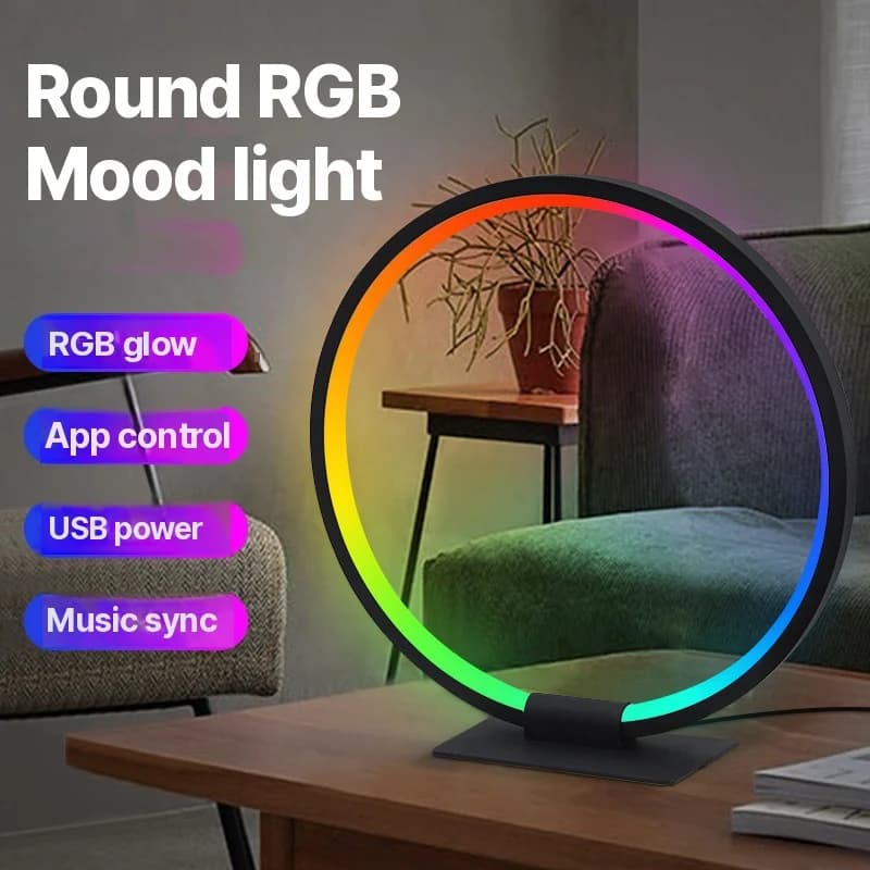 RGB LED Sfeernachtlampje met Muzieksync