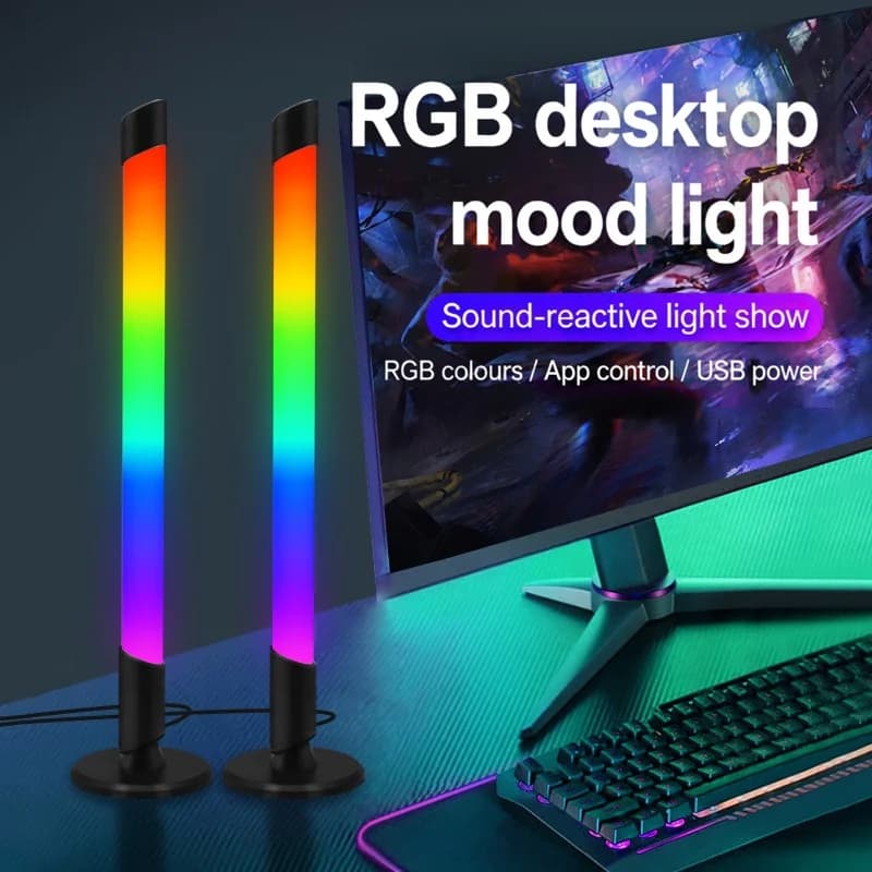 USB RGB-sfeerlicht met muzieksynchronisatie voor desktopgaming