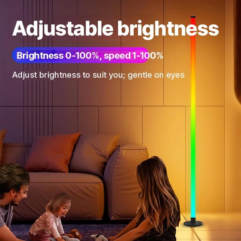 RGB LED vloerlamp met app-bediening voor woonkamer