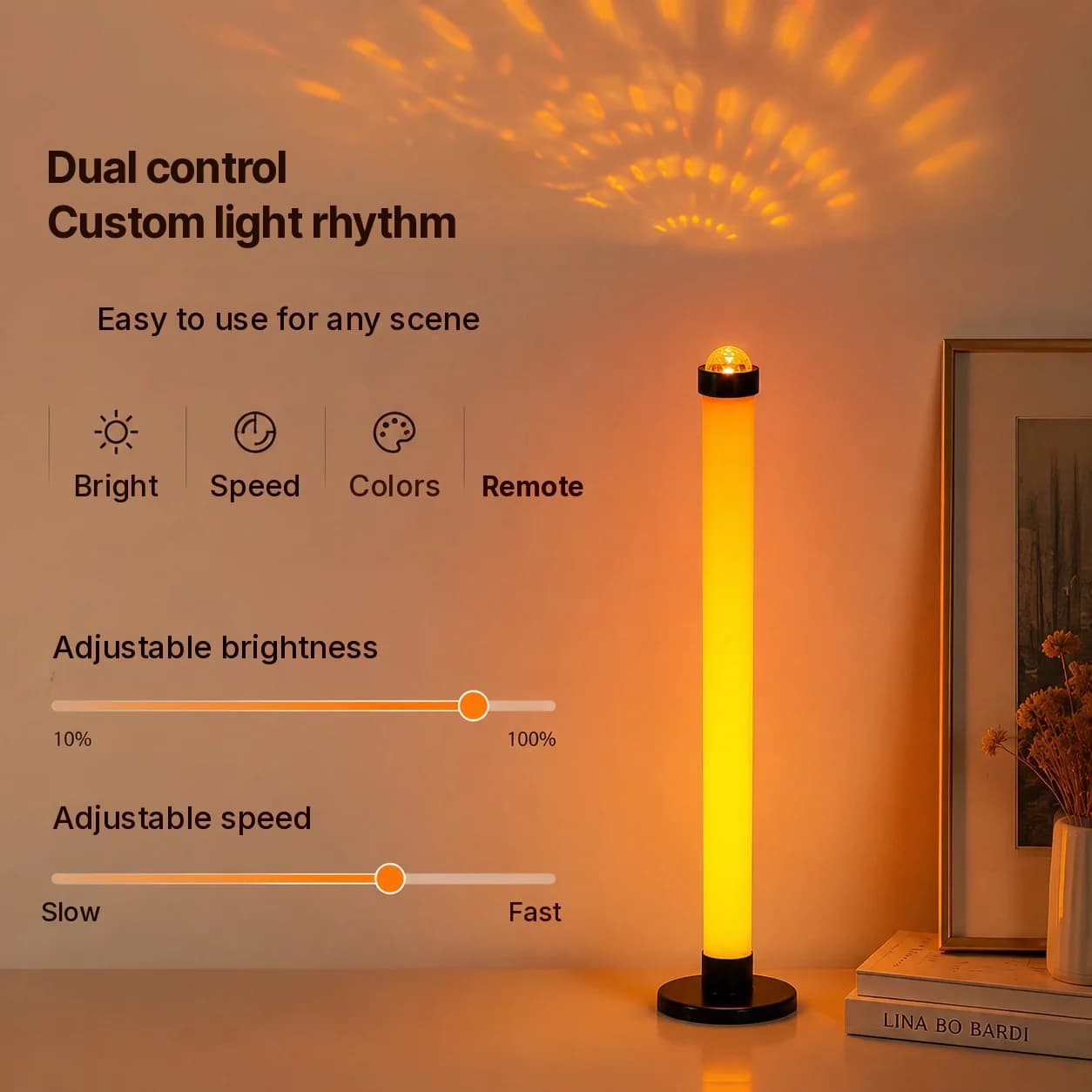 RGB Projectie Sfeerlamp met Muzieksynchronisatie en Afstandsbediening