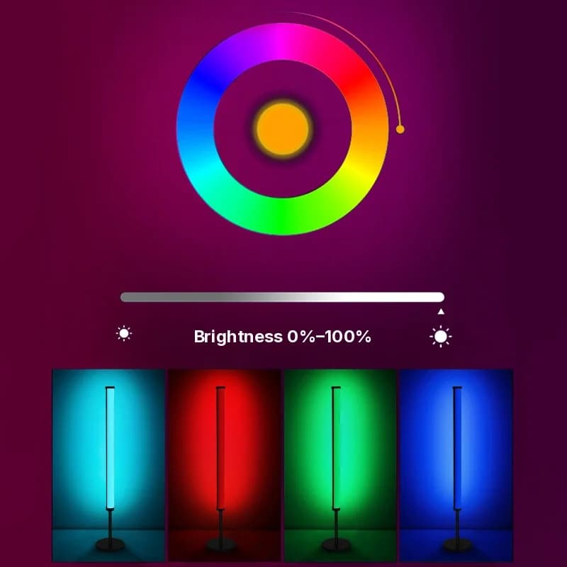 RGB LED-sfeerlamp voor bureau met muzieksynchronisatie en app-bediening