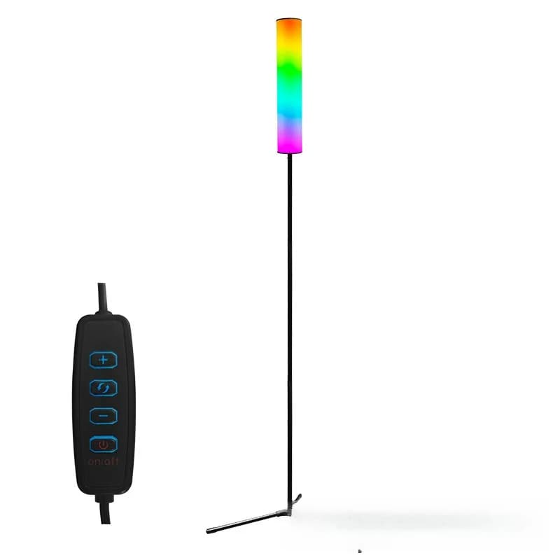 RGB LED statief vloerlamp met afstandsbediening voor slaapkamer en woonkamer