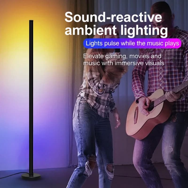 RGB modulair vloerlamp met muziek-synchronisatie en app-bediening