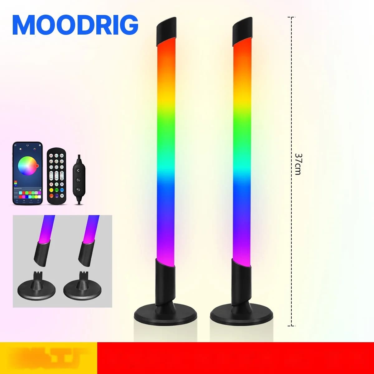 USB RGB-sfeerlicht met muzieksynchronisatie voor desktopgaming