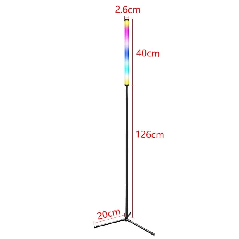 RGB kleurveranderende vloerlamp met muziek-synchronisatie en app-bediening