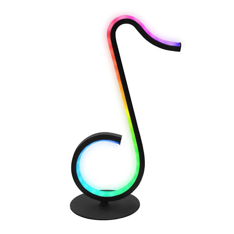 RGB Muzieknoet Sfeerlamp USB Bureauverlichting met Afstandsbediening